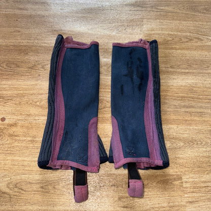Hy Equestrian Childs Size Small Navy / Pink Chaps