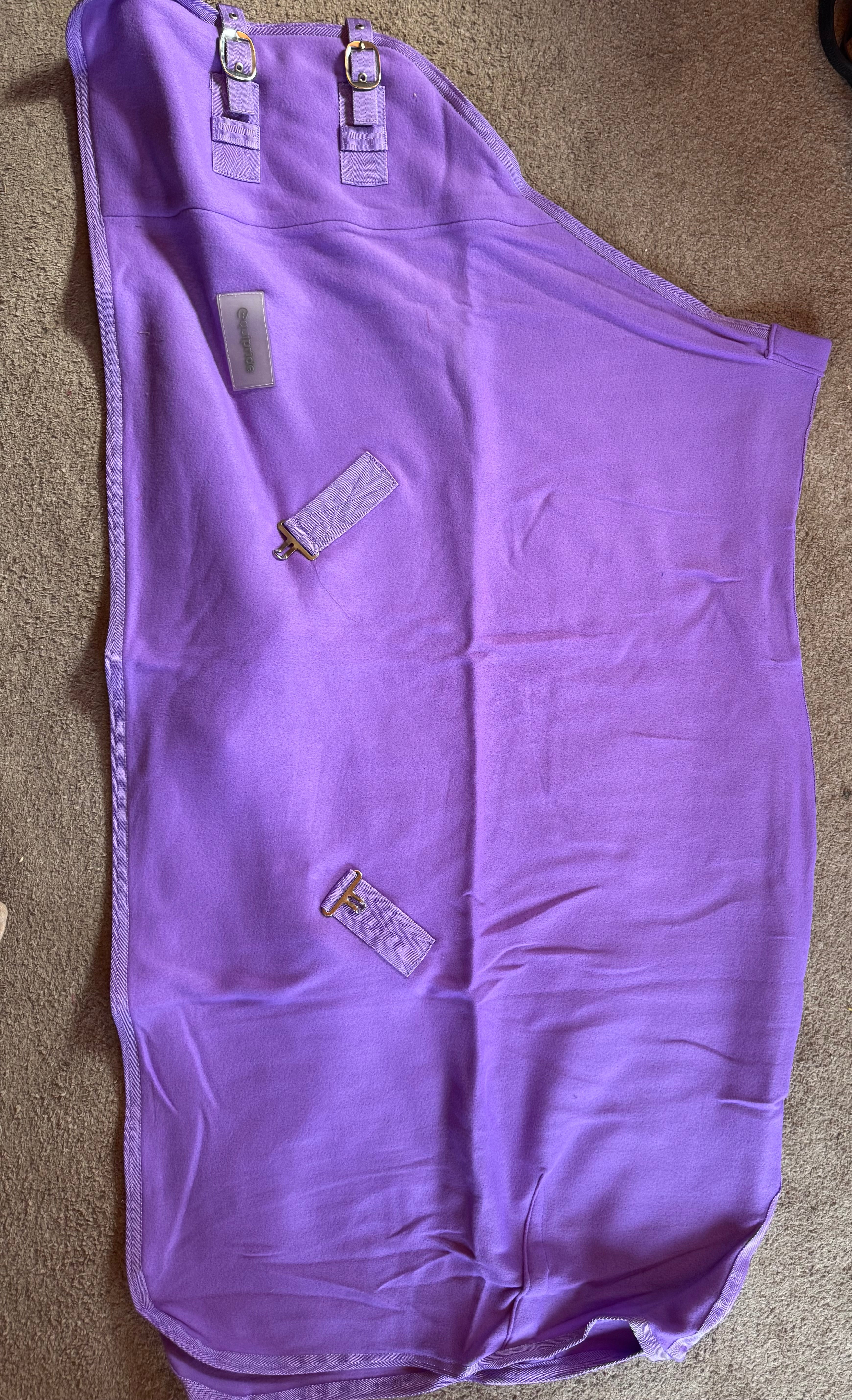 Equipride Purple Fleece Rug