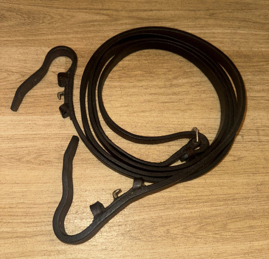 Brown Plain Full Show Reins #9