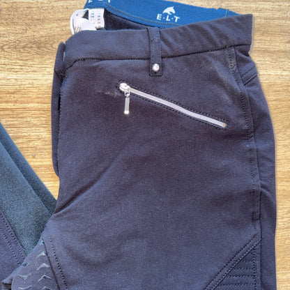 ELT Gel Seat Black Ladies 24” Breeches