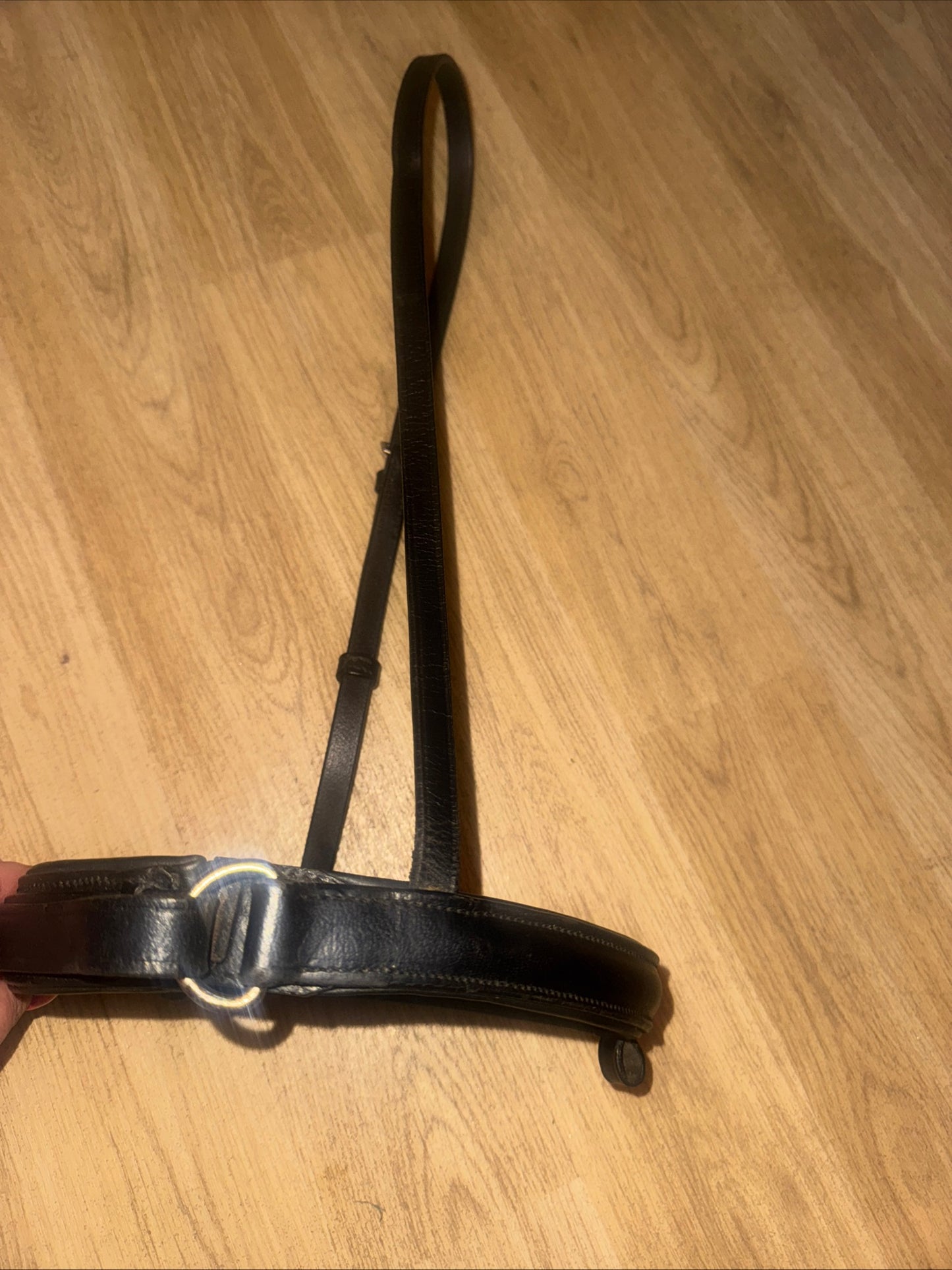Black Cob Size Noseband #987