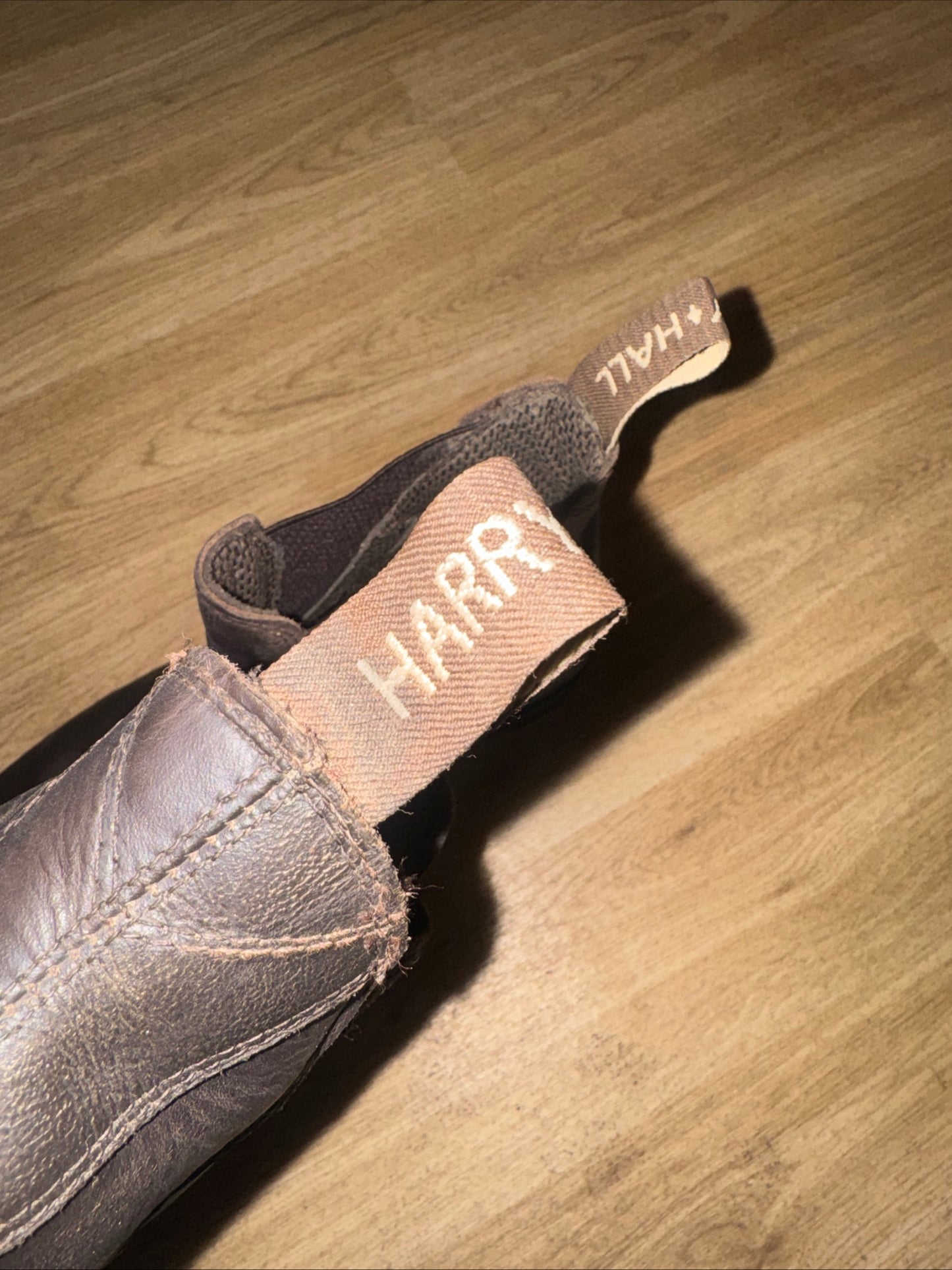 Harry Hall Brown Nubuck Leather Jodphur Boots | Size 5 | Paddock Boots Elastic