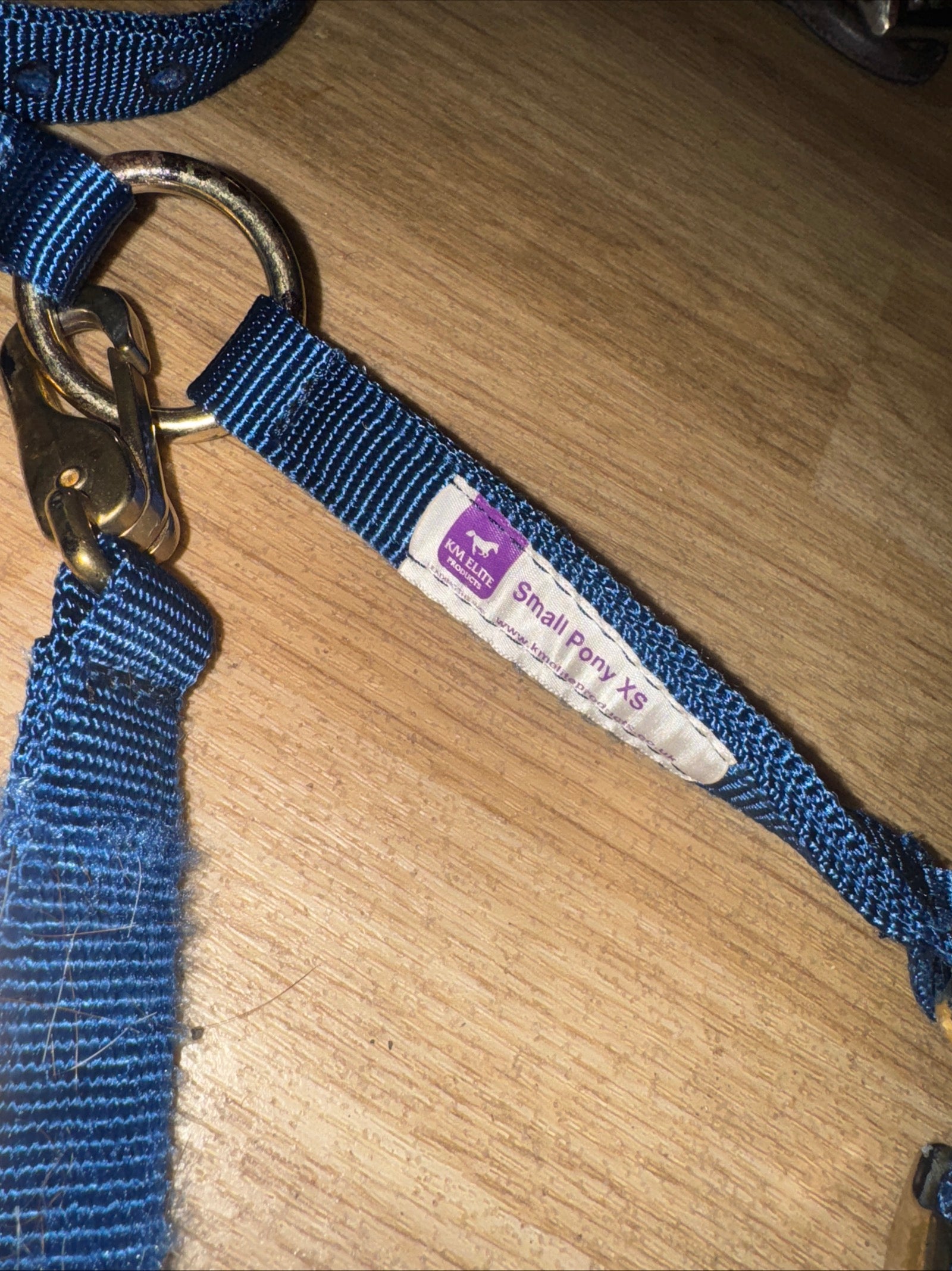 Km Elite Blue XS Pony Headcollar - FREE Postage