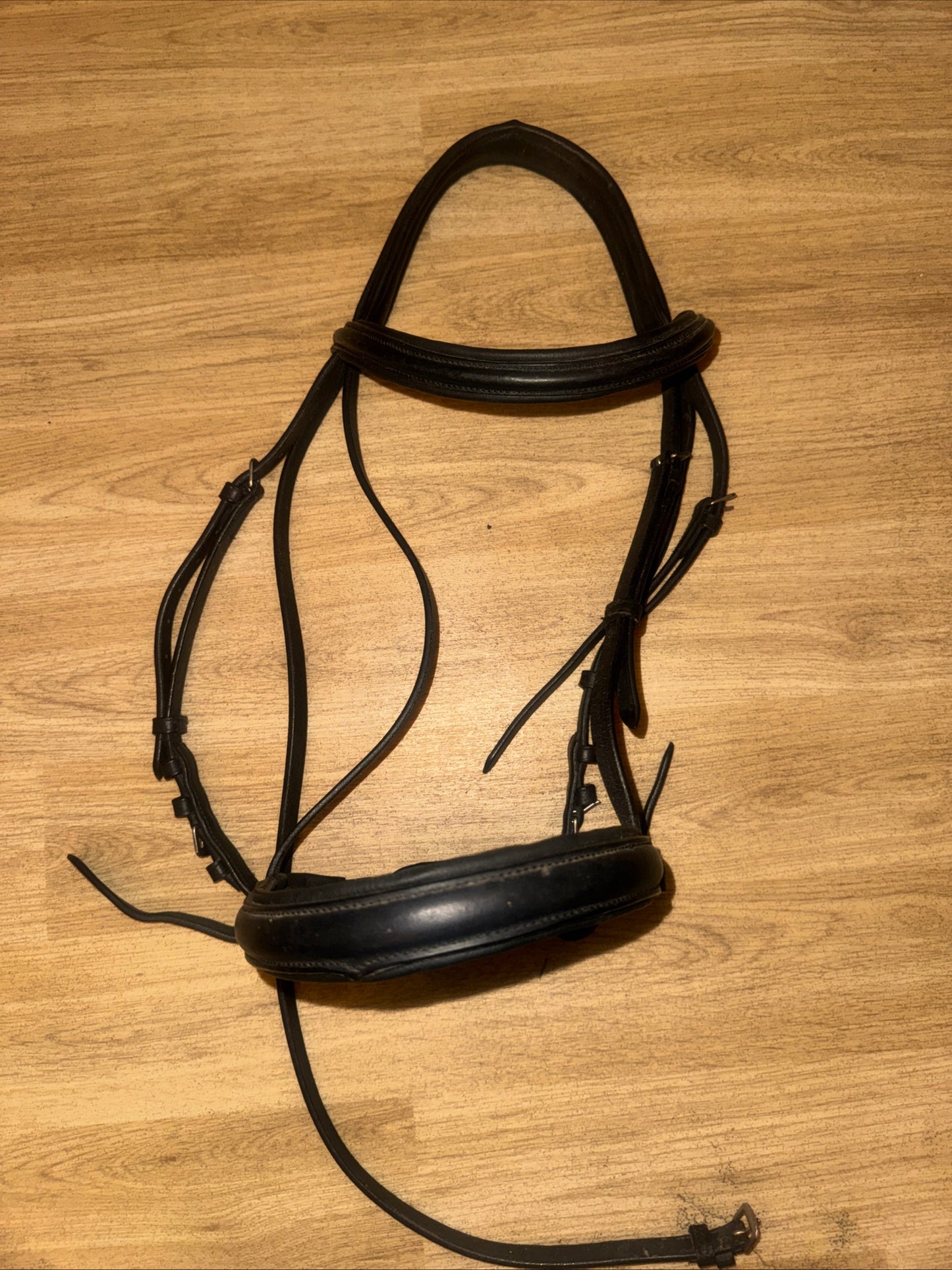 Heritage Black Leather Horse Bridle – Comfort Headpiece – XF Extra Full
#88