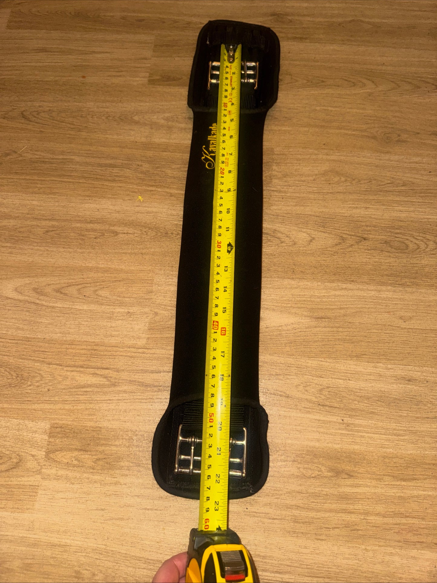 Kavalkade Neoprene Padded 22” Girth Short Dressage Comfort Black