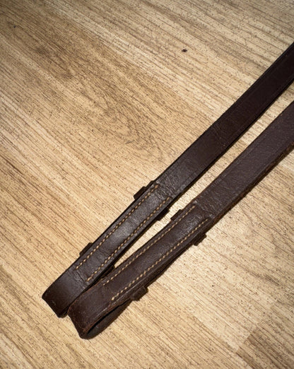 English Leather Cob Pimple Grip Rubber Reins #56