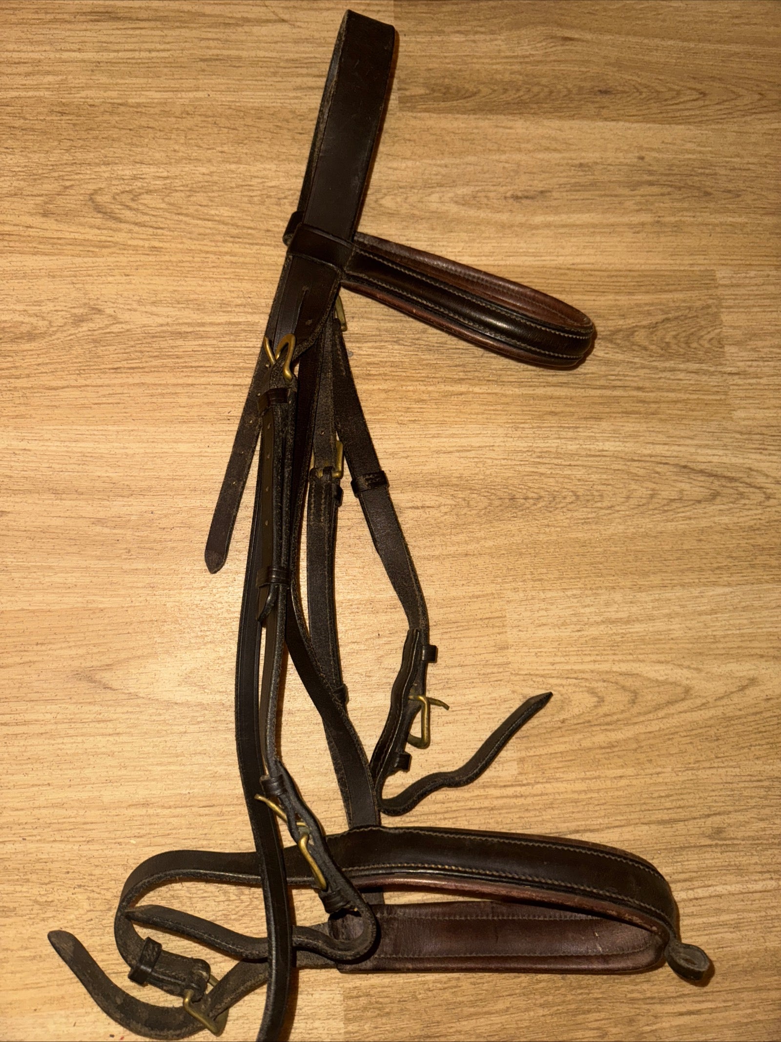 Track Right Brown Full Size Bridle - Free Postage
