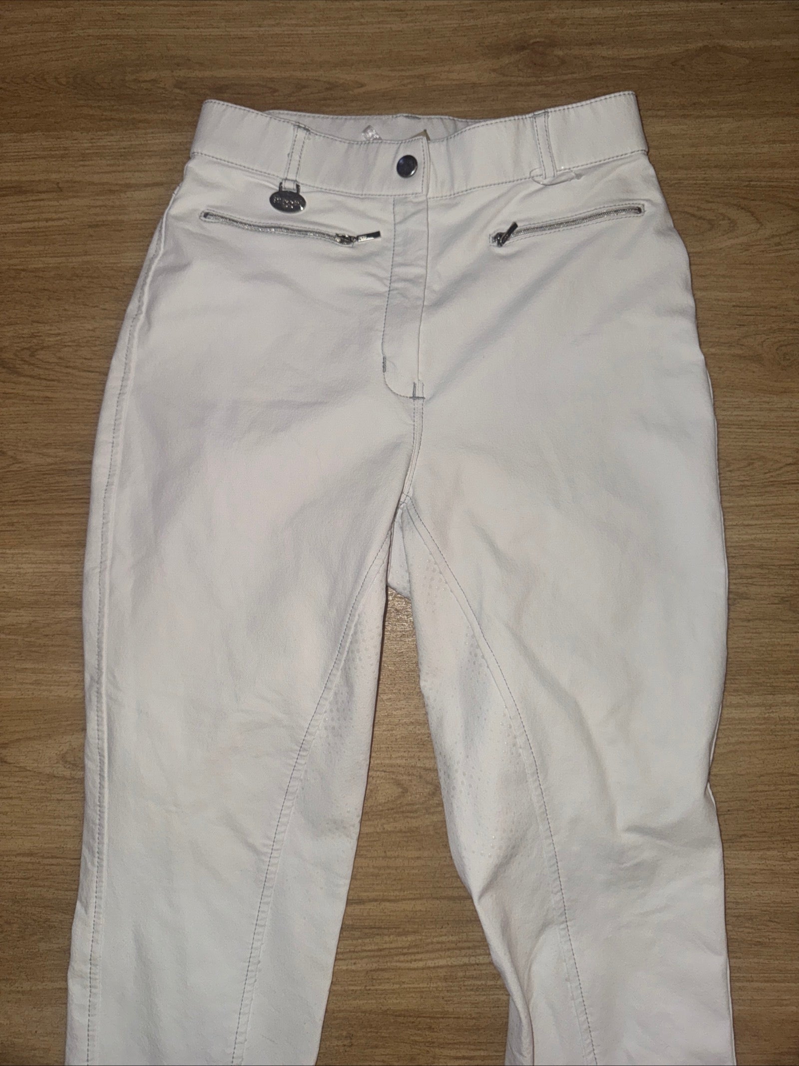 Rugged White Silicone Grip Breeches 26” - COMPETITION RRP £79.99