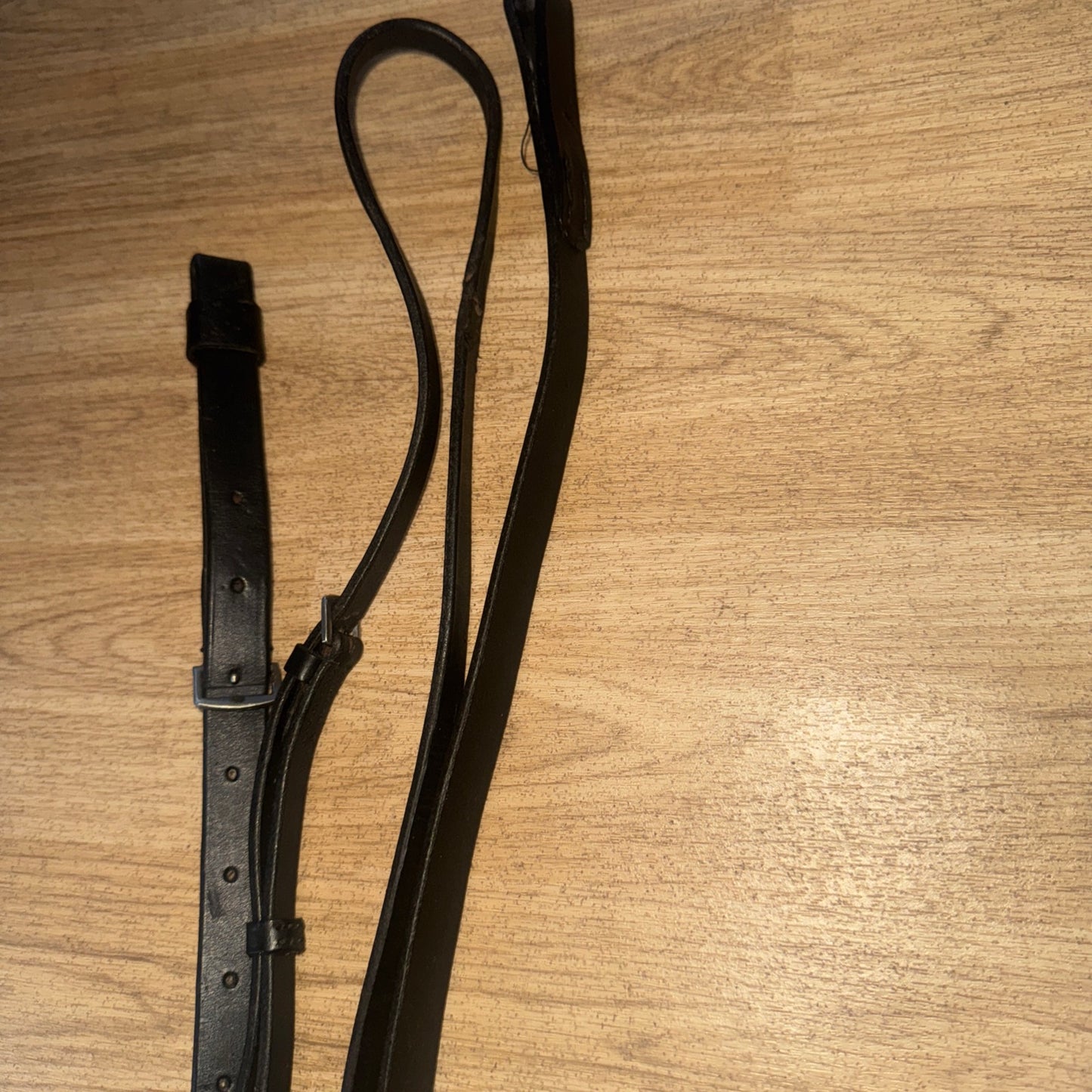 Black English Leather Pony Size Standing Martingale #29