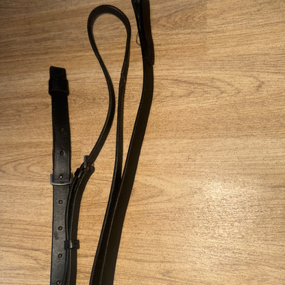Black English Leather Pony Size Standing Martingale #29