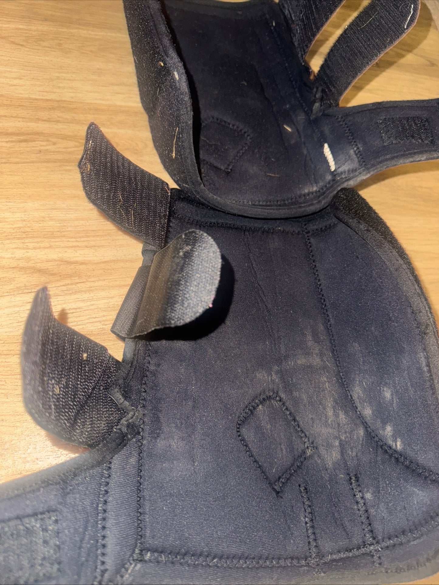 Fouganza Black Size Cob Sports Wrap Boots