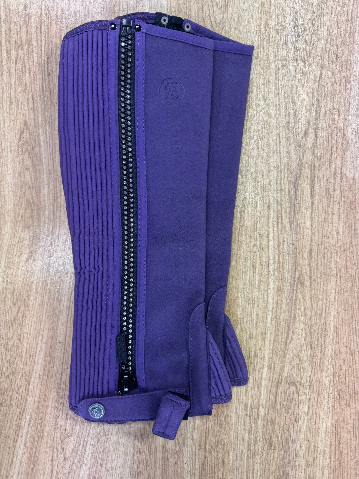 Riders Eye Bling Zip Chaps