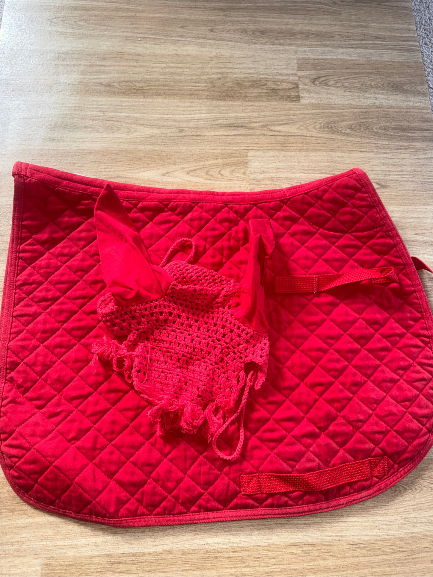Nytack Red Size Full Saddle Pad Ears Set | Second Hand Horse Tack