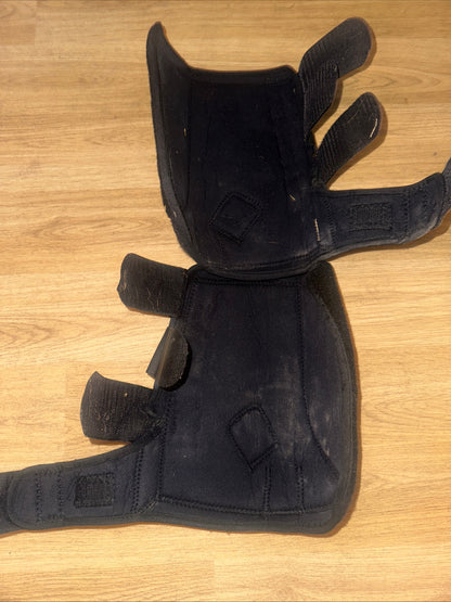 Fouganza Black Size Cob Sports Wrap Boots