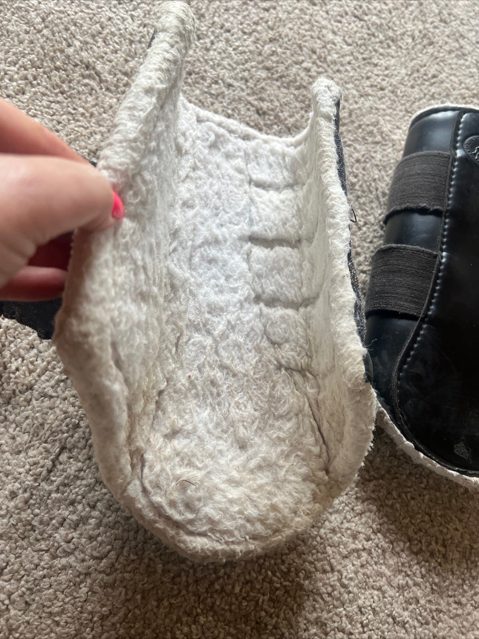 Jumpers Horse Line Fluffy Lined Brushing Boots