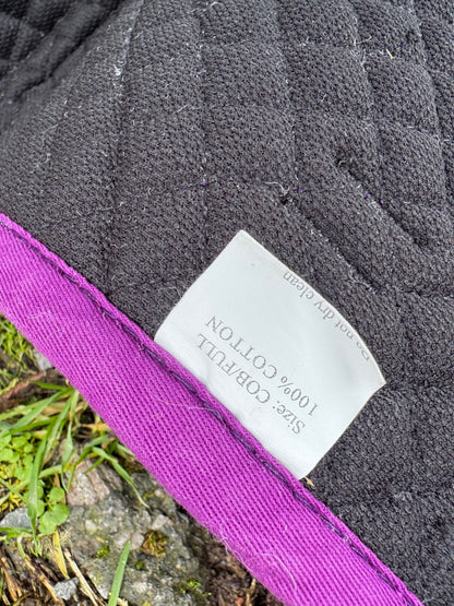 Hy Equestrian Purple Dressage Saddle Pad  - Cob Full