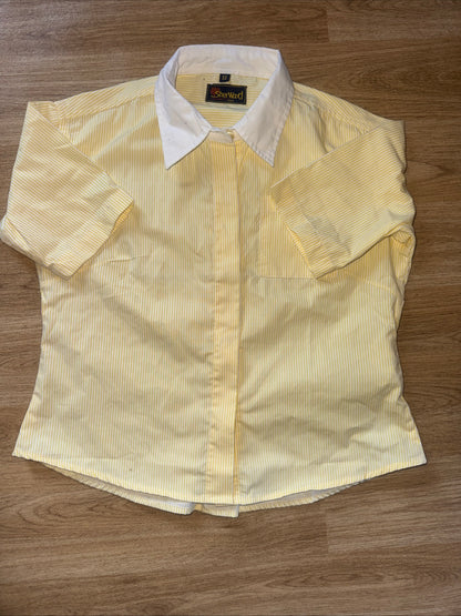 Sherwood Forest Junior 32” Showing Shirt Jumping Show Yellow Stripes