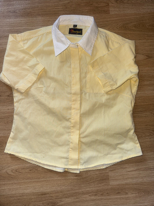 Sherwood Forest Junior 32” Showing Shirt Jumping Show Yellow Stripes