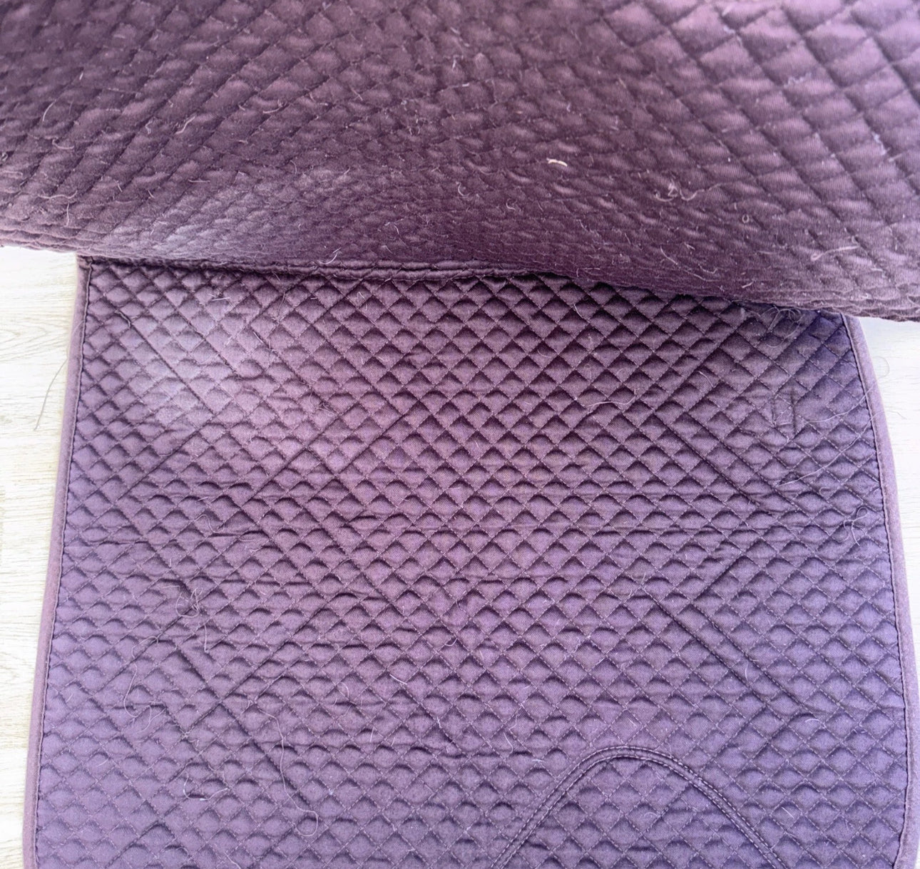 Premier Equine Brown Full Size Dressage Square Saddle Pad
