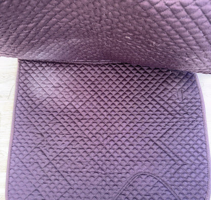 Premier Equine Brown Full Size Dressage Square Saddle Pad
