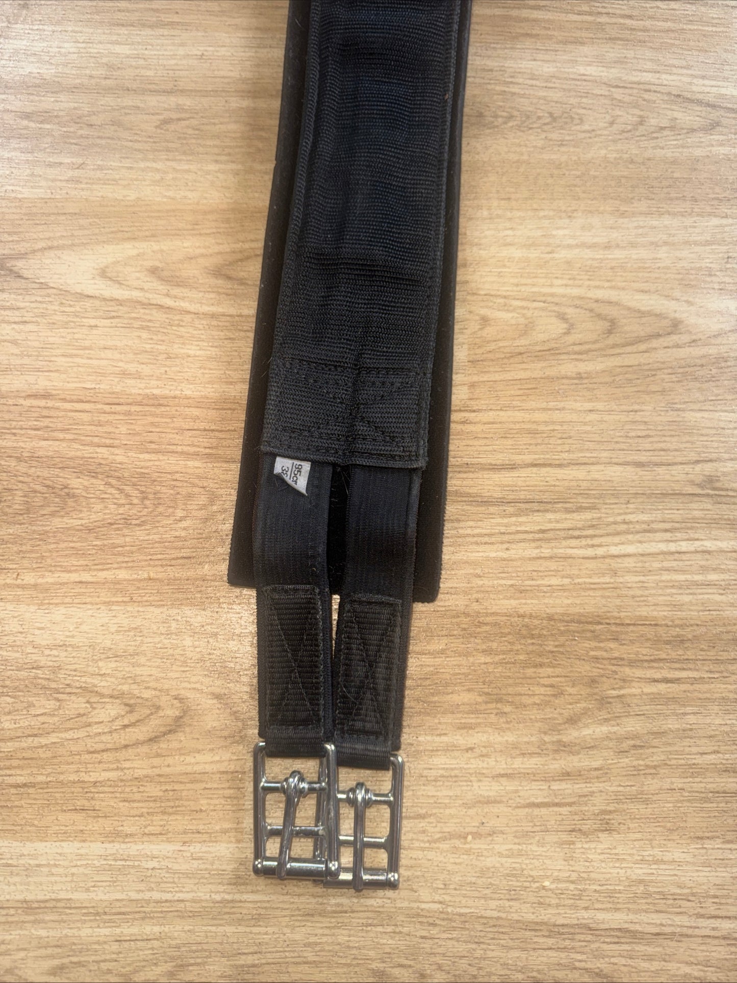 Dever Black Neoprene Lined Elasticated 38” Girth | Second Hand Pony Horse Tack