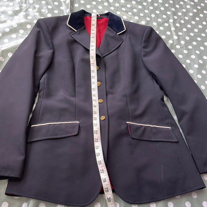 Caldene Navy 36” Show Jacket - Show Jumping Showing Sj Pc