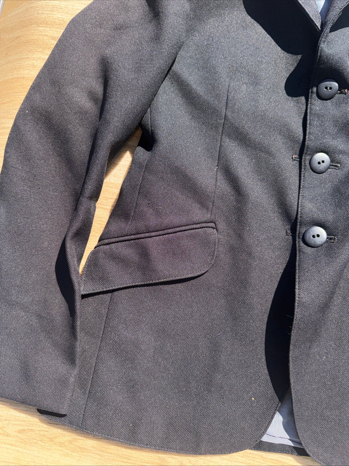 Mears Childs 28” Black Show Jacket British Top Brand Second Hand Horse Rider #98