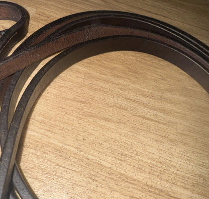Brown Plain Full Show Reins #9