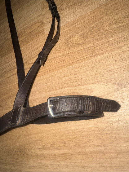 English Brown Full Size Hunter Noseband #7