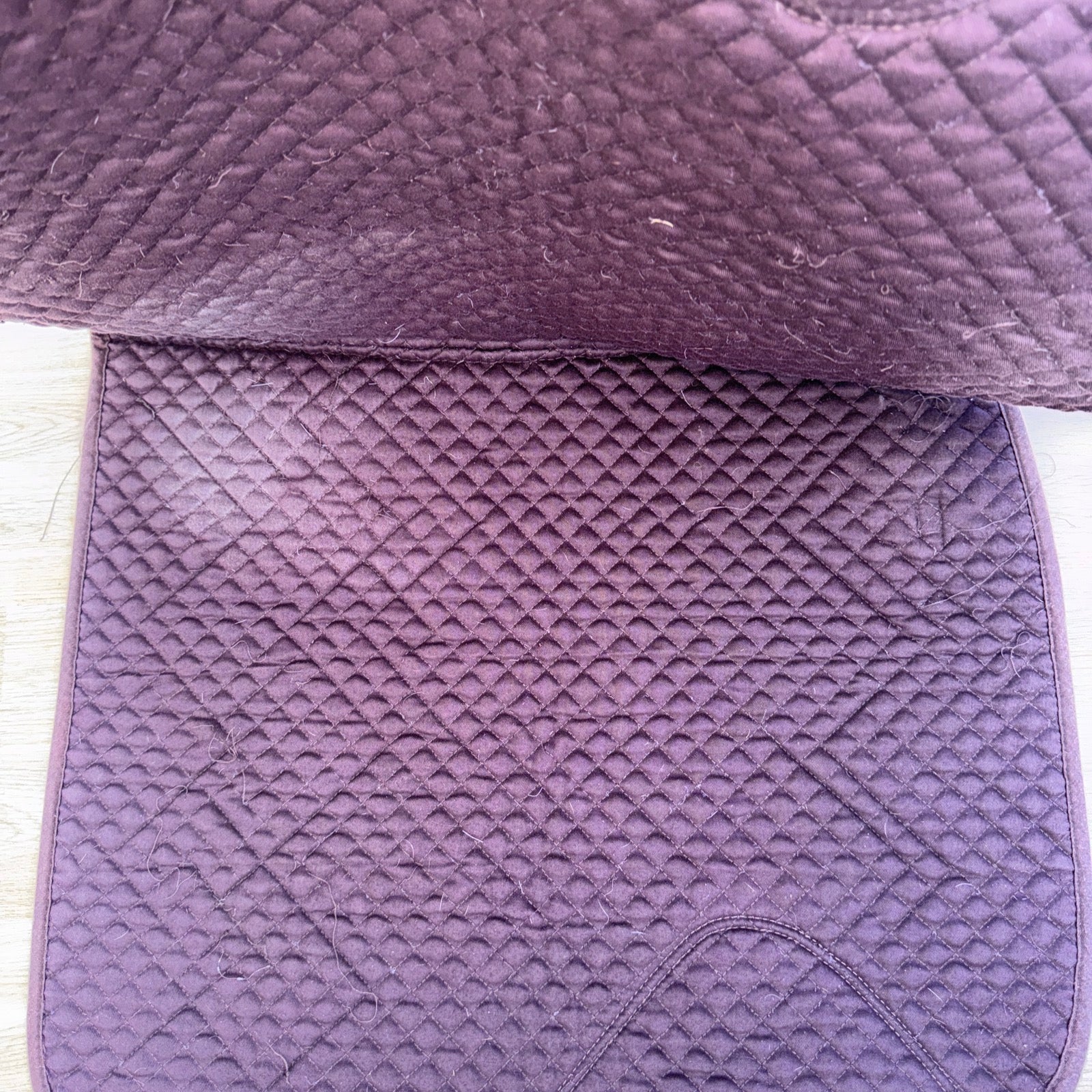 Premier Equine Brown Full Size Dressage Square Saddle Pad D / Free Postage
