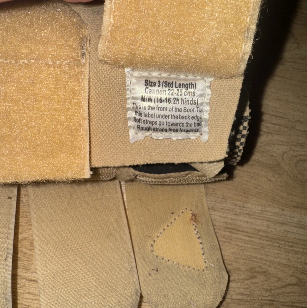 Equilibrium Tri Zone Size 3 Brushing Boots - Brown