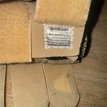 Equilibrium Tri Zone Size 3 Brushing Boots - Brown