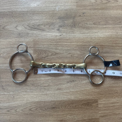 Gold Coloured 6” Waterford Universal Gag Bit | Second Hand Horse Tack