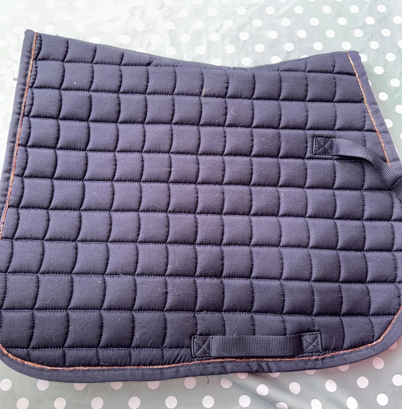Horze Navy Pony Saddle Pad - Free Postage