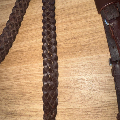 Plaited Hunter Size Full Bride & Plaited Reins  #133