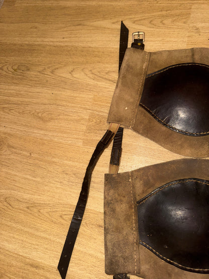 English Leather Suede Knee Boots | Size Full