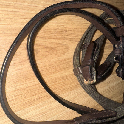 Full Size English Havana Continental Reins #83
