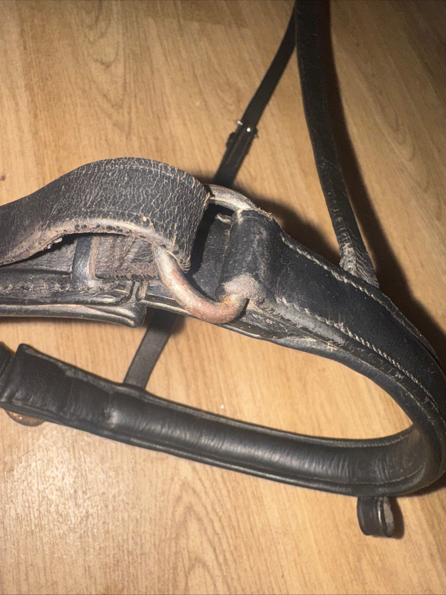 Black Cob Size Noseband #987