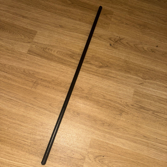 Black Leather Show Cane - Free Postage