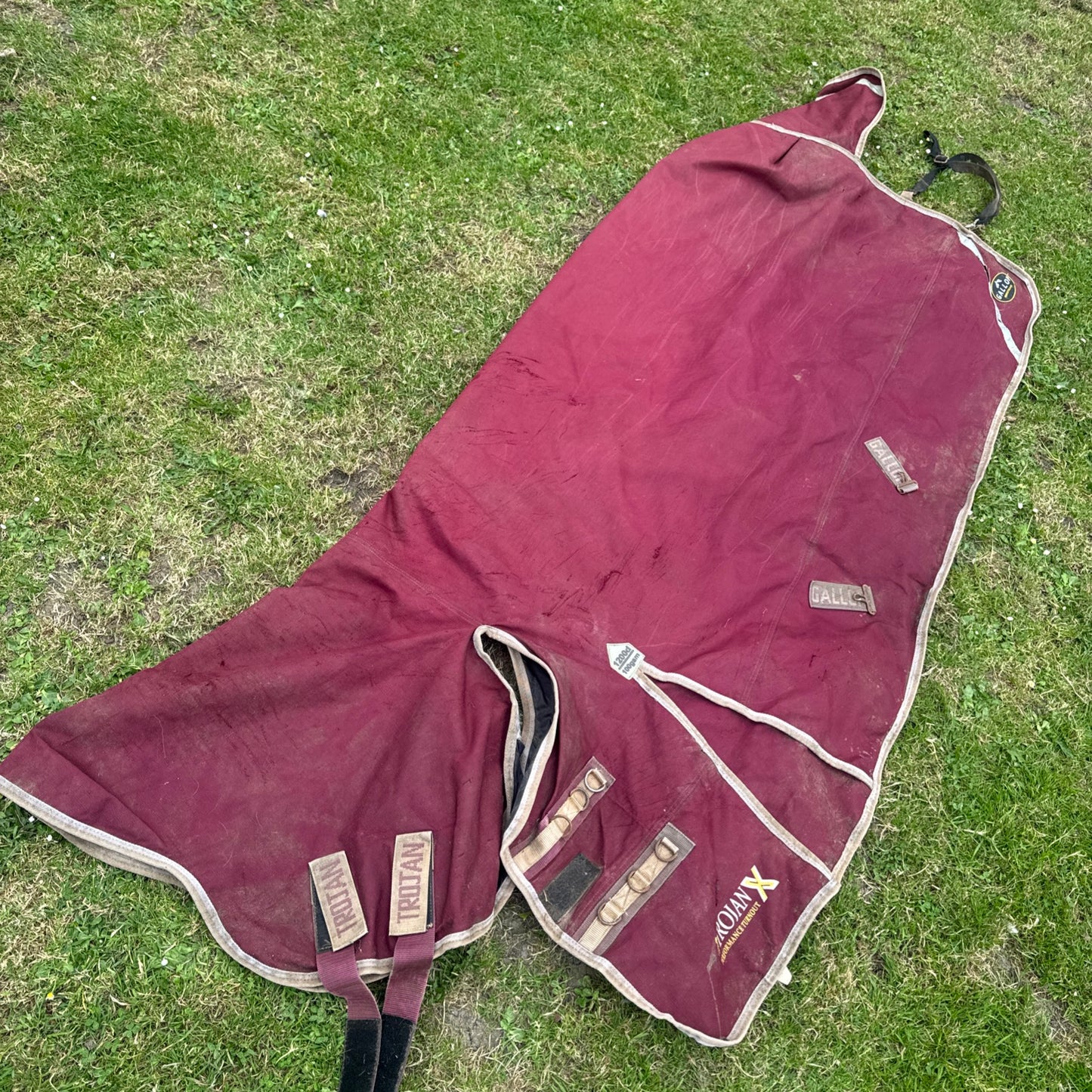 Gallop Trojan Size 6’3 Turnout Combo Rug 1200d 100gm Second Hand Horse Tack