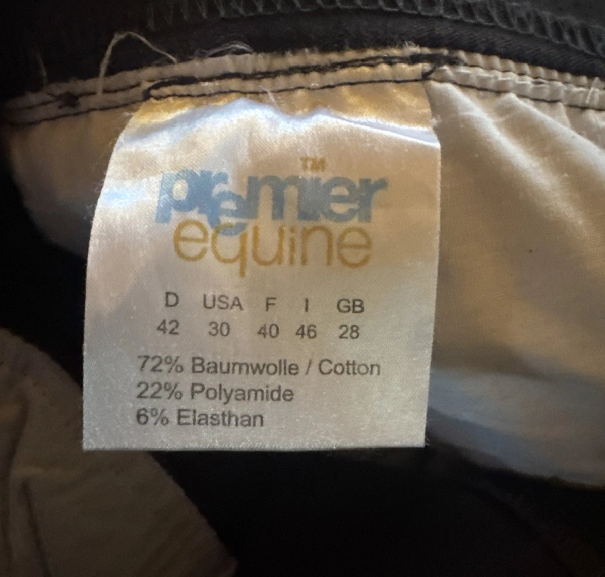 Premier Equine Ladies 28”  Suede Knees Breeches