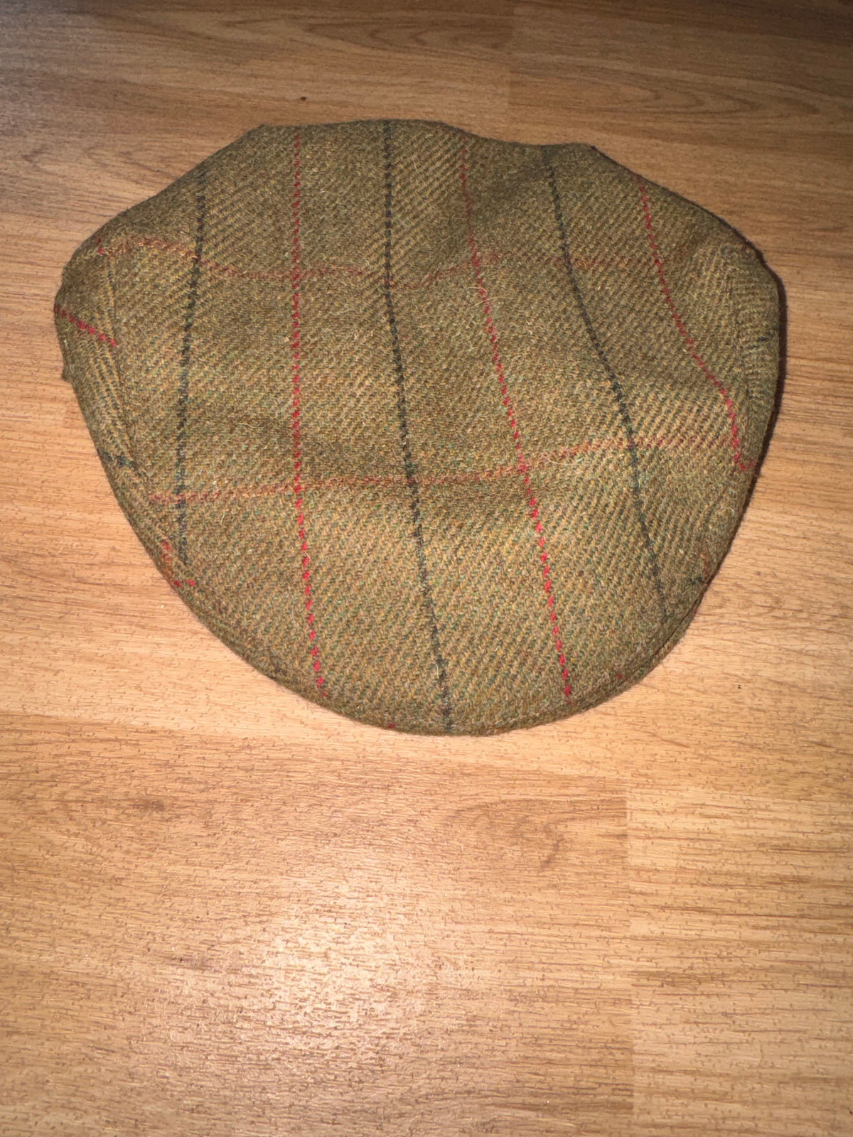 Green Tweed Flat Cap Showing Horse Pony Show 58cm