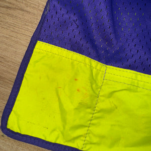 V Bandz Purple Yellow Reflective Hi Viz Vest Tabard - Large Ladies