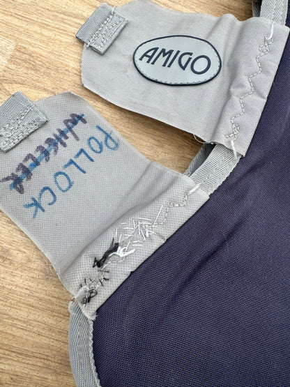Amigo Grey Pony Size Set Of 4 Travel Boots Fronts Rears Second Hand Tack