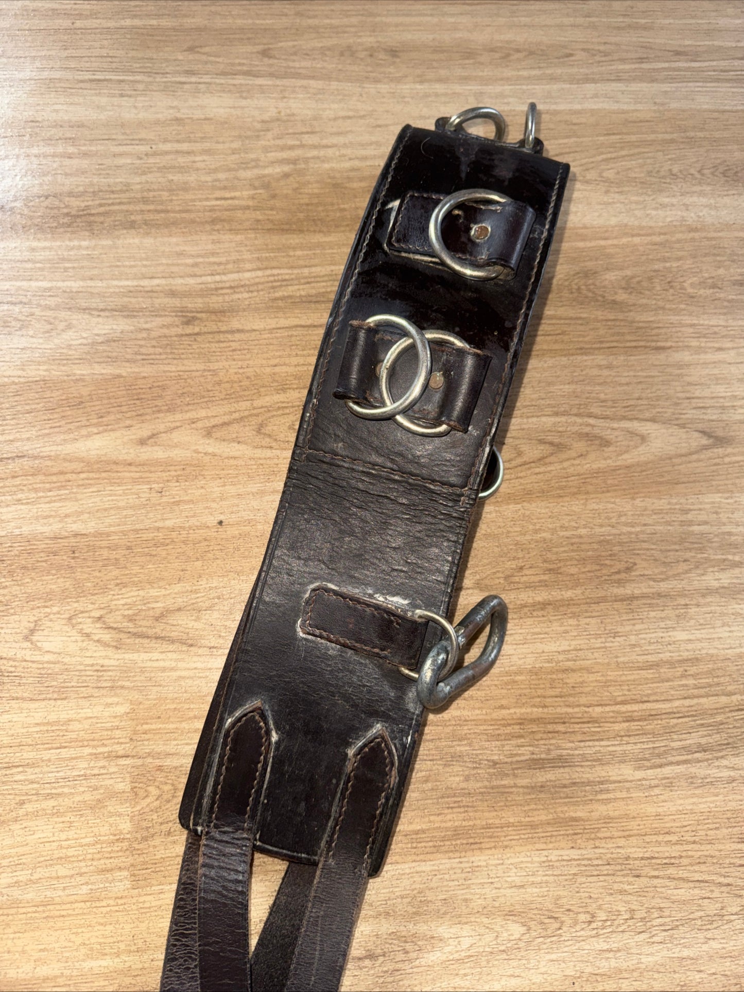 Leather Sturdy Training Lunging Roller Pony Cob Full Horse