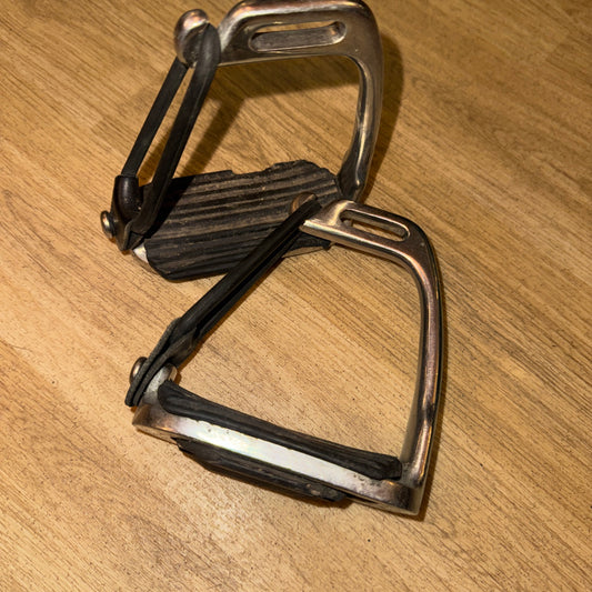 Tots Safety Peacock Stirrups 3.5” Tread