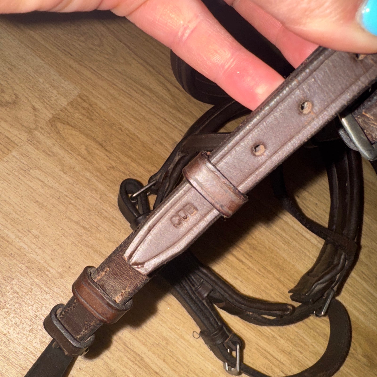 Heritage English Leather Cob Bridle - BROWN #2001