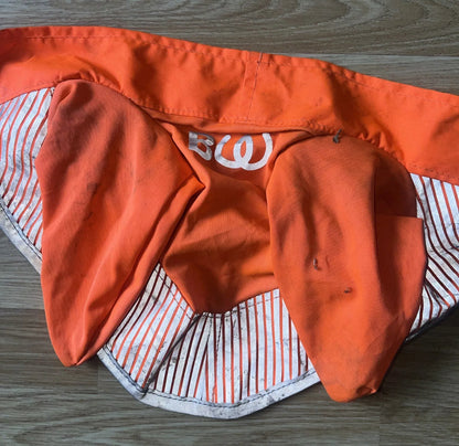 Bridleway Orange Hi Viz Full Ear Veil Ears #19