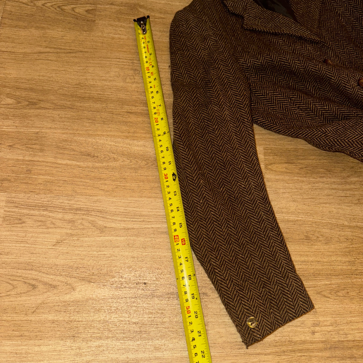 Saddlecraft Brown Wool Tweed Maids 34” Show Jacket #711 Hacking Hunting