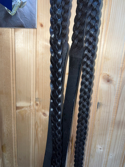 Anatomical Plaited Hunter Bridle - Cut Away Noseband